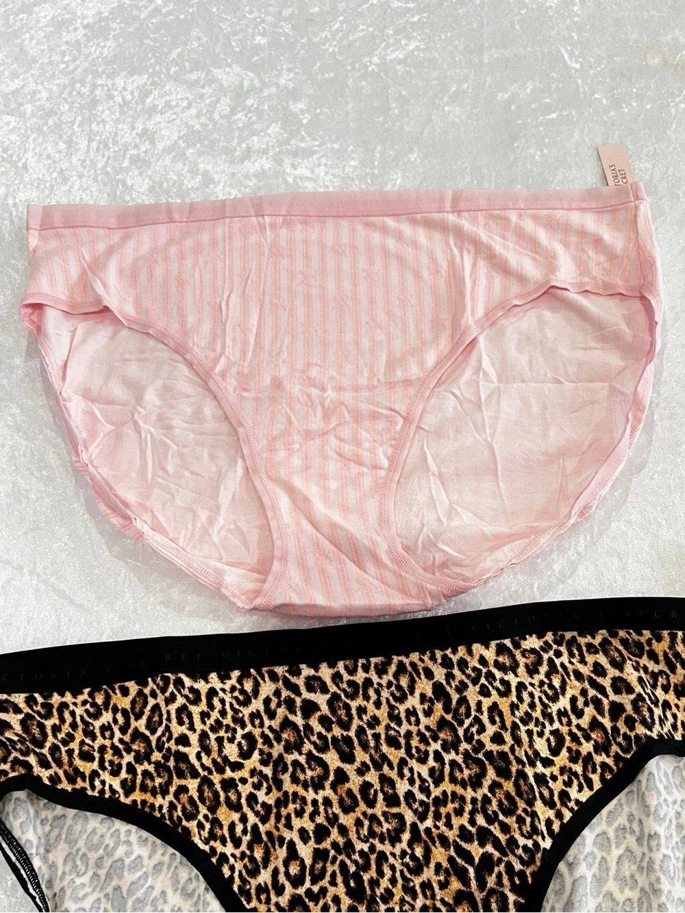 Victoria's Secret Lot Of Two Underwear Panties Brief Size XXL Cotton Blend